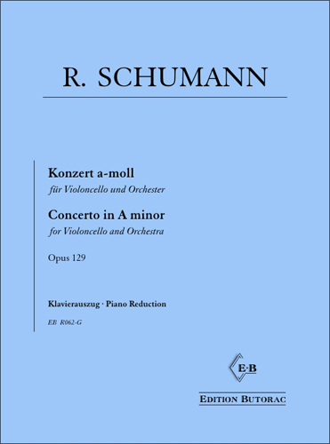 Cover - Robert Schumann, Violoncellokonzert
